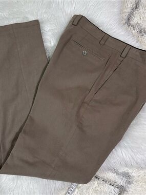 Luciano Barbera Taupe Dress Pants
